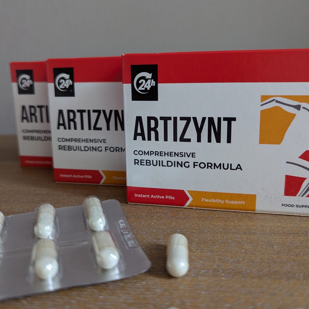 ArtiZynt Kapseln für die Gelenke: drei Packungen und Blister